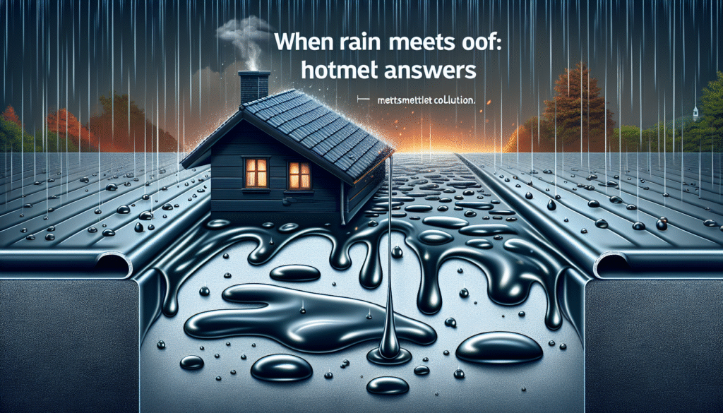 When Rain Meets Roof: Hotmelt Answers